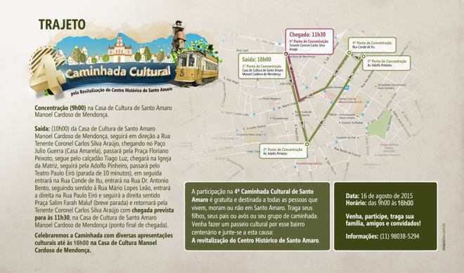 Caminhada flyer verso