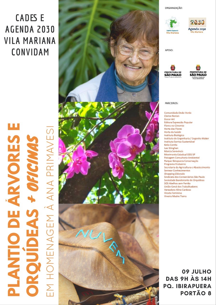 Plantio de orquídeas e homenagem A.Primavesi 9-7 Domingo[4996]