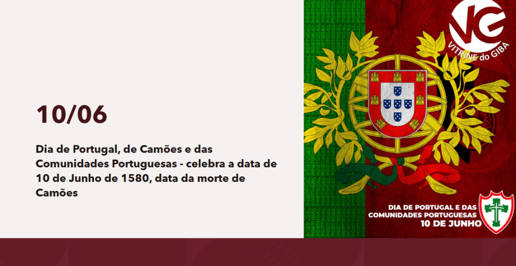 Dia de Portugal, de Camões e das Comunidades&nbsp;Portuguesas