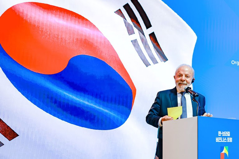 “Essa parceria vai crescer muito”, destaca Lula sobre relação comercial entre Brasil e Coreia do Sul