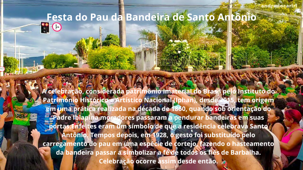 Festa do Pau da Bandeira de Santo Antônio: tradição, fé e identidade do Cariri